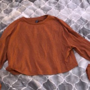 Burnt orange long shirt